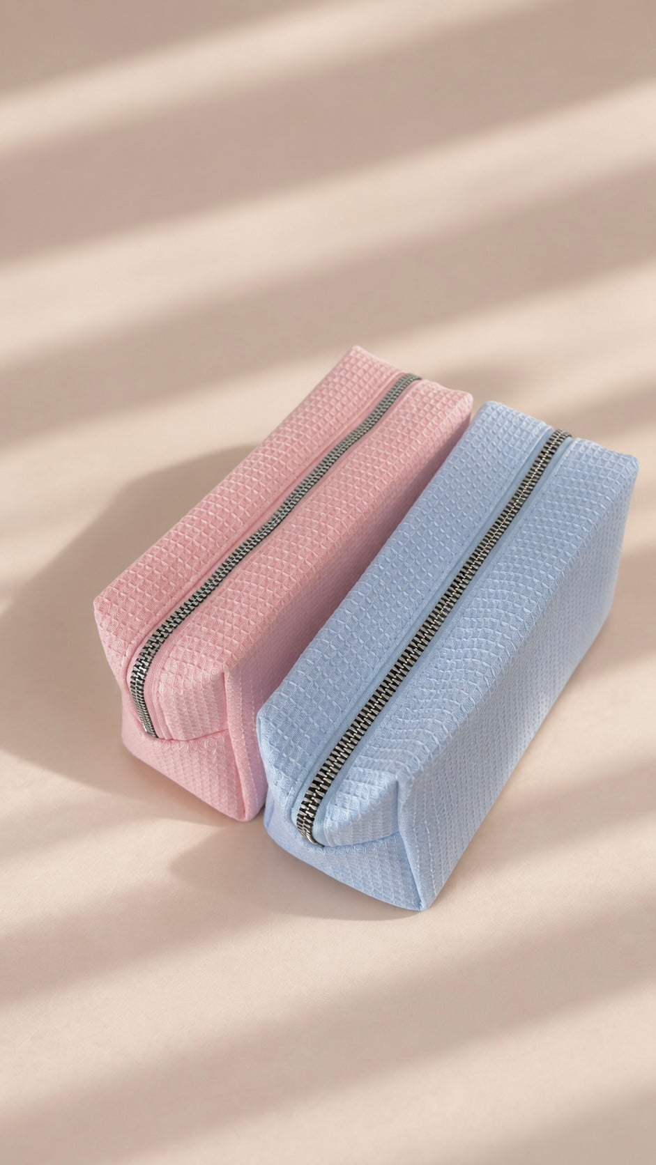 The Jolié waffle toiletry bag