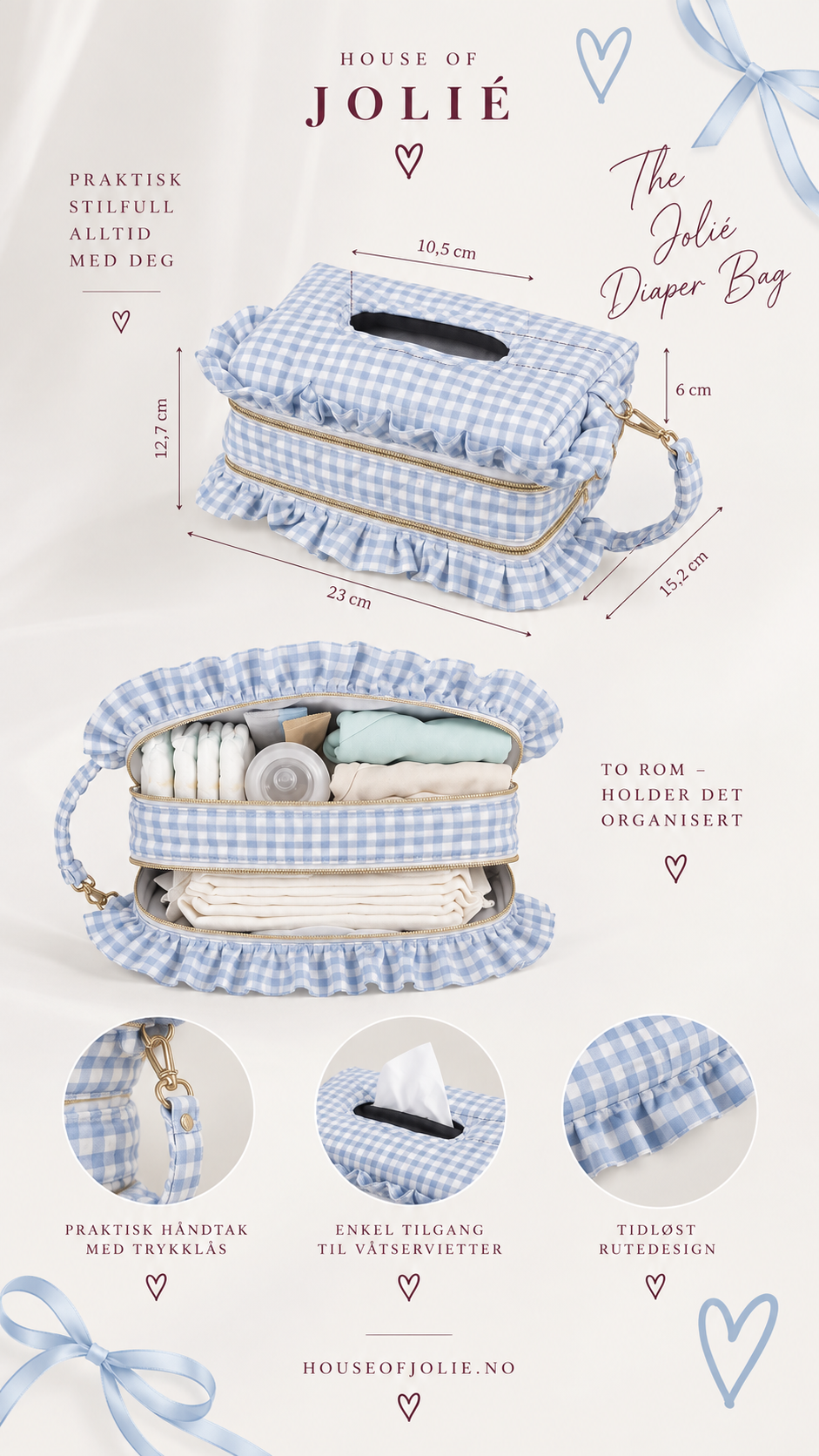 The Jolié diaper bag